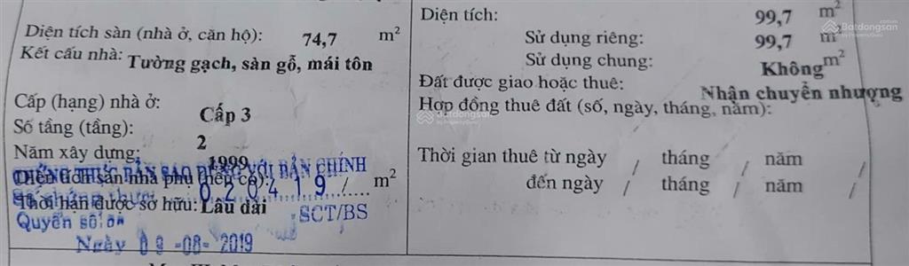 Bán nhà mặt tiền bến phú lâm, 99,7m2 giá 13 tỷ