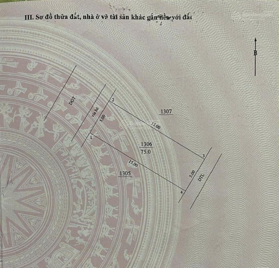 Chính chủ không qua trung gian bán đất đấu giá đẹp đồng sậy  đan phượng