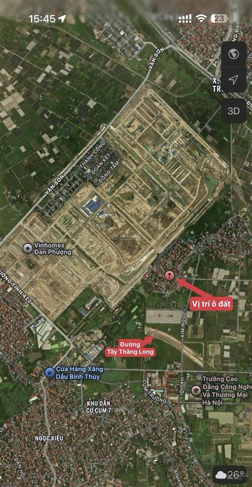 Chính chủ bán đất đi bộ sang vin wonder city đan phượng kim ngọc, đan phượng, hà nội 67.4m2 giá hời