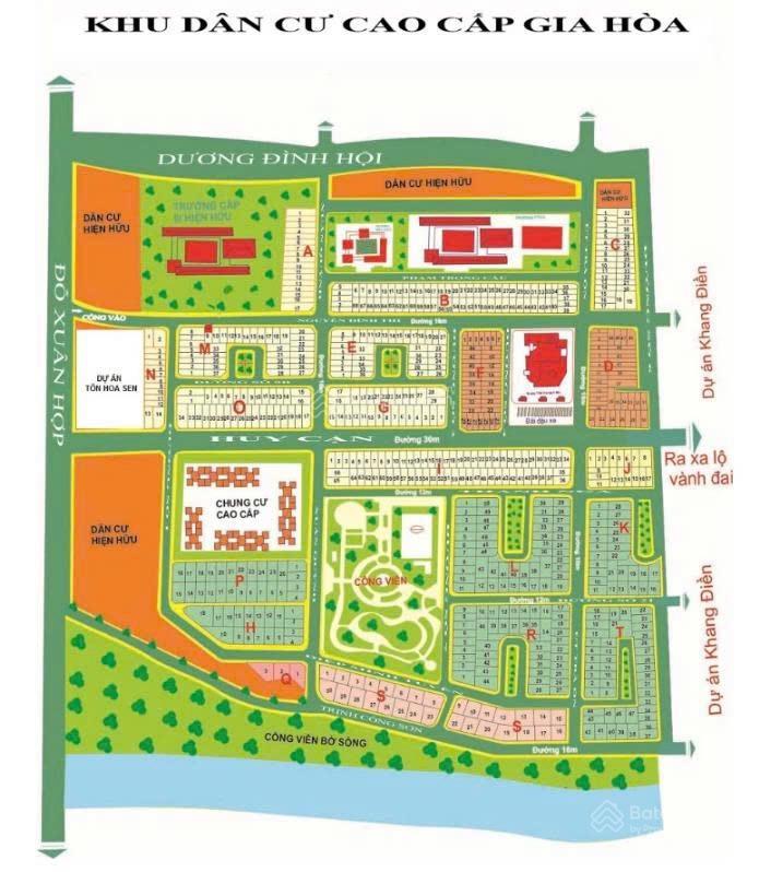 Bán đất nền dự án tại khu dân cư gia hòa, 15 tỷ, 100m2, view đẹp, giá siêu hời