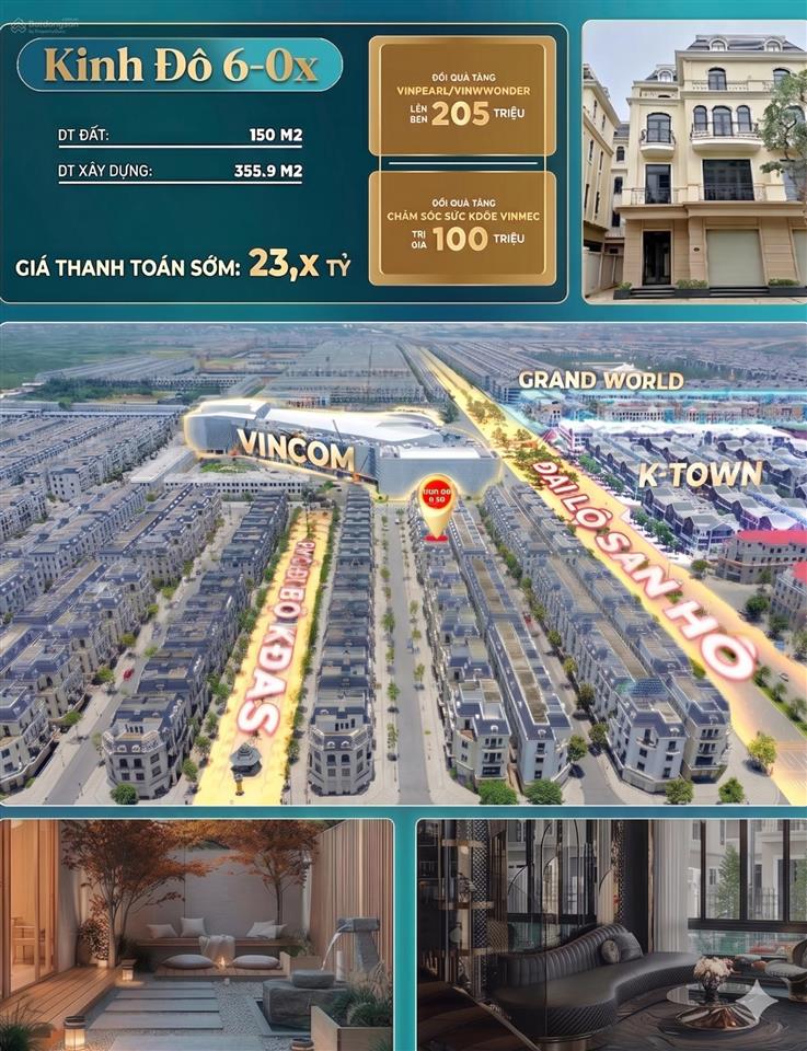 Tổng kho biệt thự song lập ocp23  chiết khấu khủng 32%  chỉ từ 15 tỷ sở hữu cuộc sống thượng lưu!