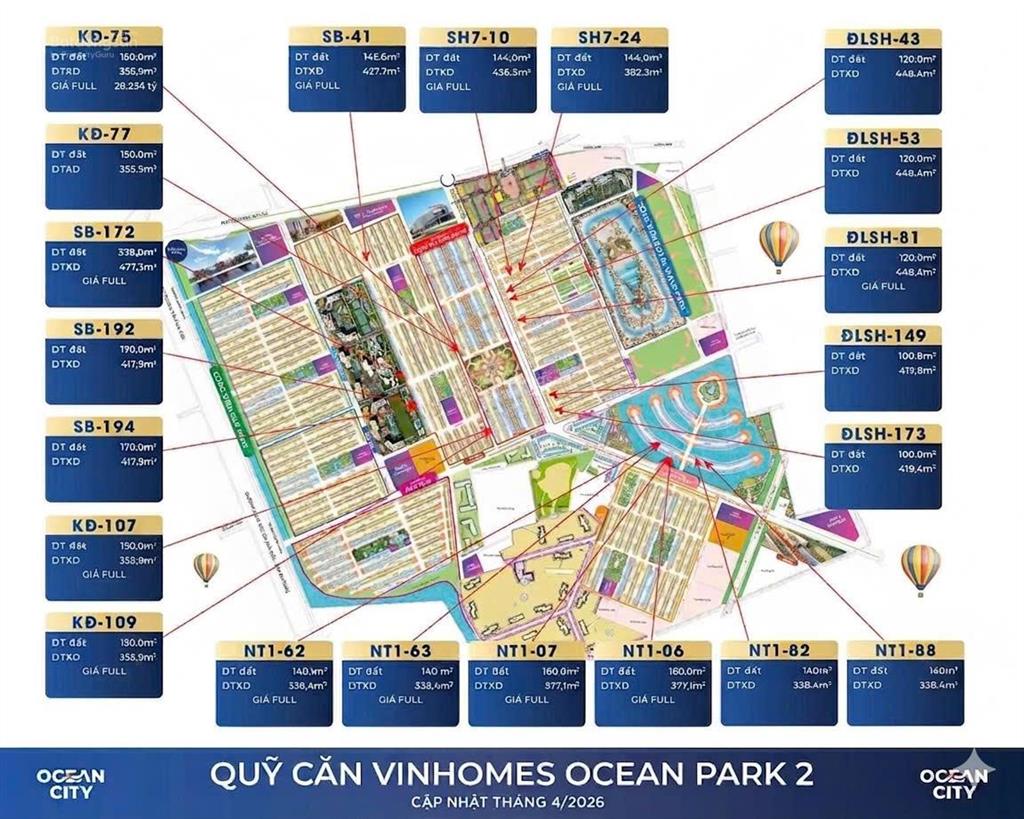 Tổng kho biệt thự song lập ocp23  chiết khấu khủng 32%  chỉ từ 15 tỷ sở hữu cuộc sống thượng lưu!