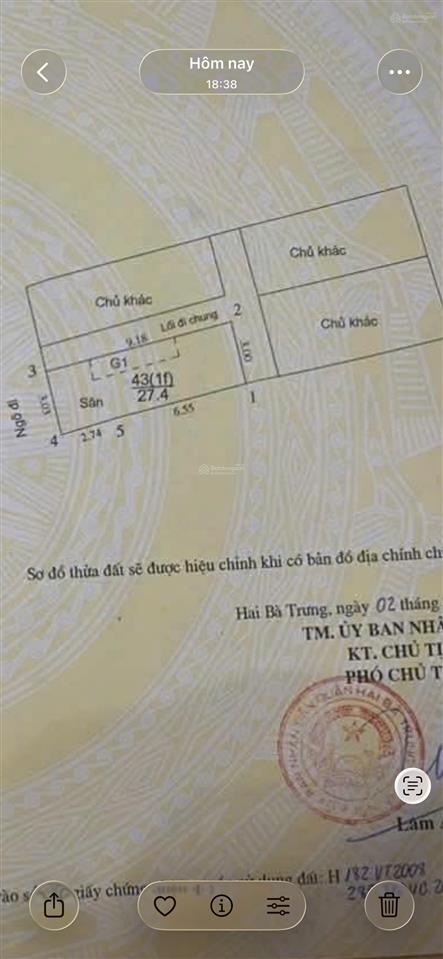 Bán đất vàng sót lại tại minh khai  hai bà trưng. 28m2 lô góc, ngõ thông kinh doanh. 5.99 tỷ