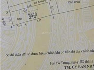 Bán đất vàng sót lại tại minh khai  hai bà trưng. 28m2 lô góc, ngõ thông kinh doanh. 5.99 tỷ