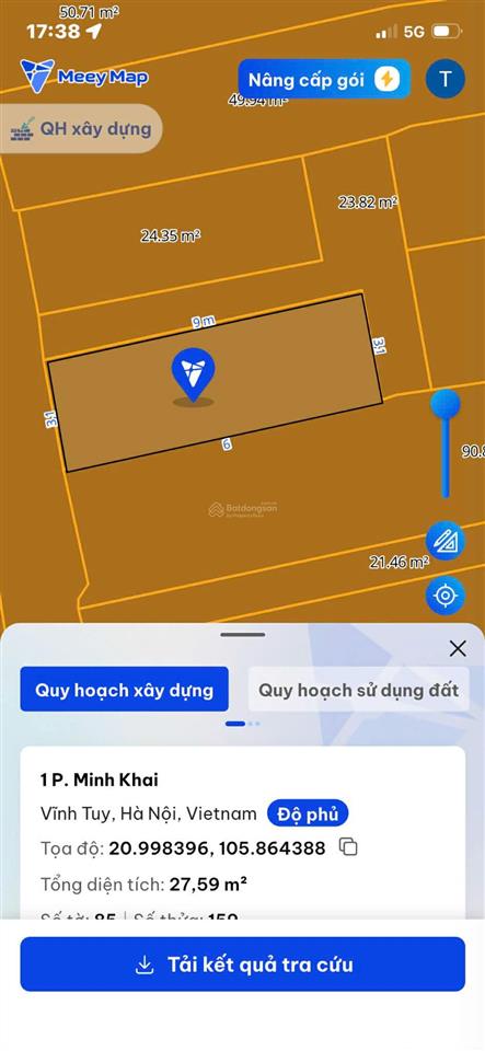 Bán đất vàng sót lại tại minh khai  hai bà trưng. 28m2 lô góc, ngõ thông kinh doanh. 5.99 tỷ