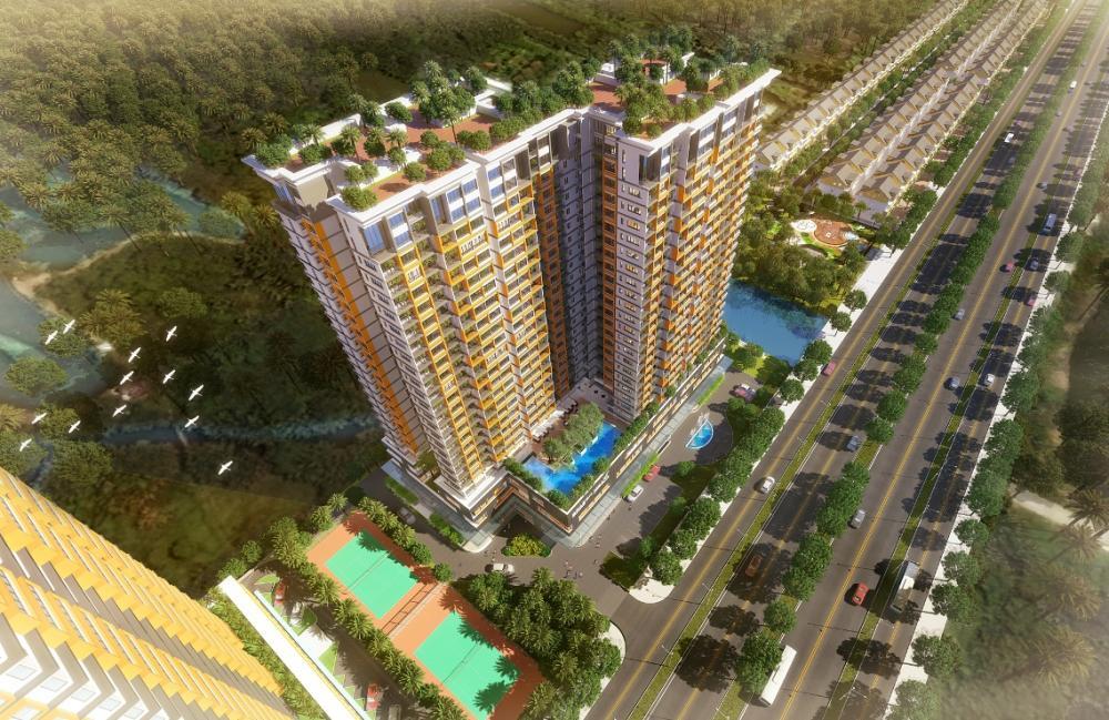 Cho thuê cc dragon hill 2, giá 10 triệu, 70m2, 2pn, 2wc đầy đủ nội thất, dọn vào ở ngay