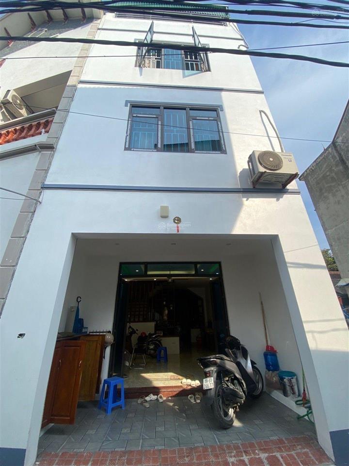 Nhà 4 tầng mới kính koong mặt ngõ thông ô tô đỗ cửa mặt tiền 4,8m view hồ siêu thoáng thiên lộc