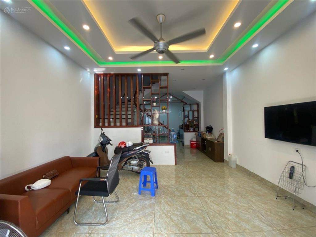 Nhà 4 tầng mới kính koong mặt ngõ thông ô tô đỗ cửa mặt tiền 4,8m view hồ siêu thoáng thiên lộc