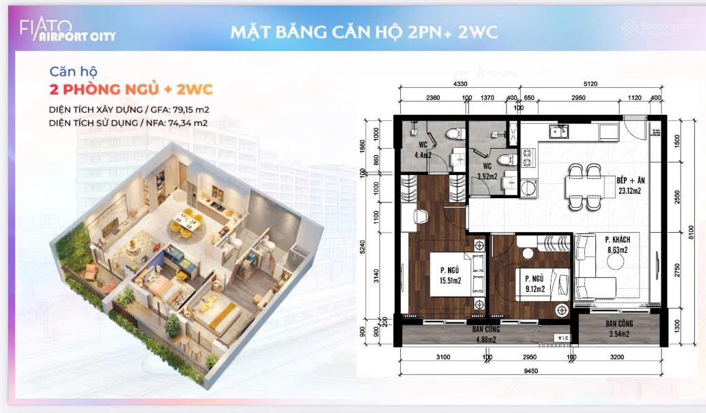 Rổ hàng độc quyền fiato airport city  khởi công xây dựng block f, thanh toán 295tr sở hữu