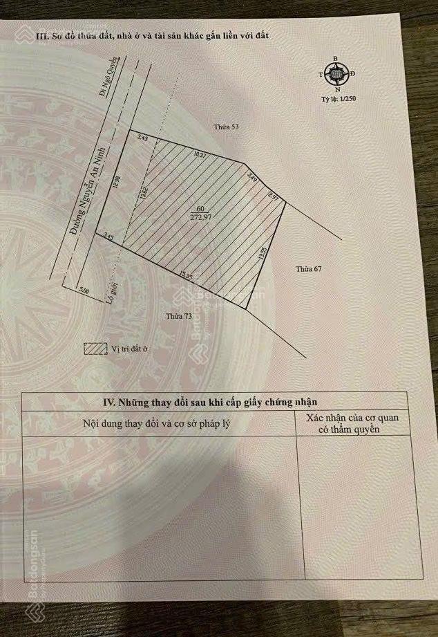 Bán đất tại nguyễn an ninh, phường 6, đà lạt, 13,7 tỷ, 273 m2, uy tín hàng hiếm