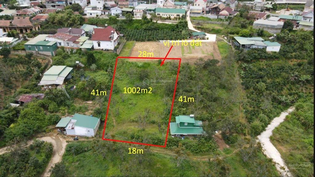 Bán đất 1002m2 tại xã xuân thọ, đà lạt, lâm đồng, giá 9,8 tỷ chỉ với uy tín
