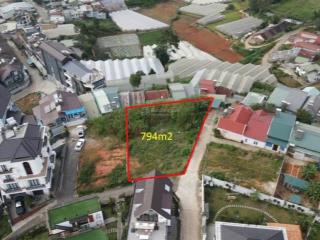Bán quỹ đất view đẹp đồi cao thắng tổng dt 794m2 view đẹp, p7, đà lạt 2 sổ có bán lẻ