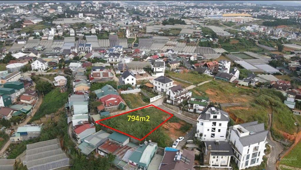 Bán quỹ đất view đẹp đồi cao thắng tổng dt 794m2 view đẹp, p7, đà lạt 2 sổ có bán lẻ