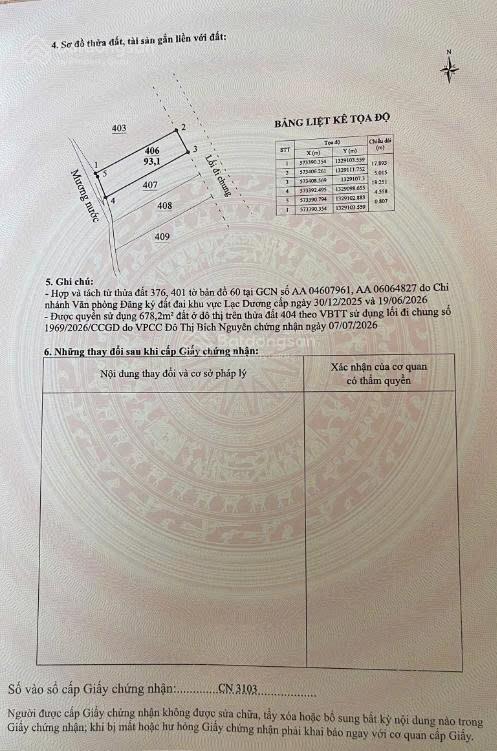 Bán đất siêu hot tại lang biang, lạc dương, 1,6 tỷ, 95m2