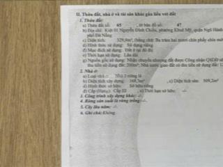 Bán nr giá siêu hời tại 02, nguyễn đình chiểu, 329m2, 16,5 tỷ vnd