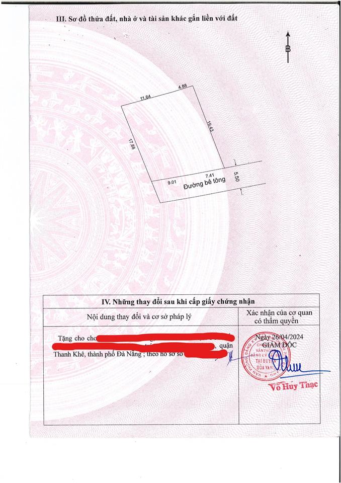Bán đất giá cực chất tại xã hòa khương, hòa vang, đà nẵng, 3,2 tỷ, 302,5 m2