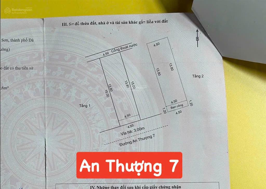 Bán nhà mặt tiền phố tây an thượng 7 chỉ 200m ra biển mỹ khê