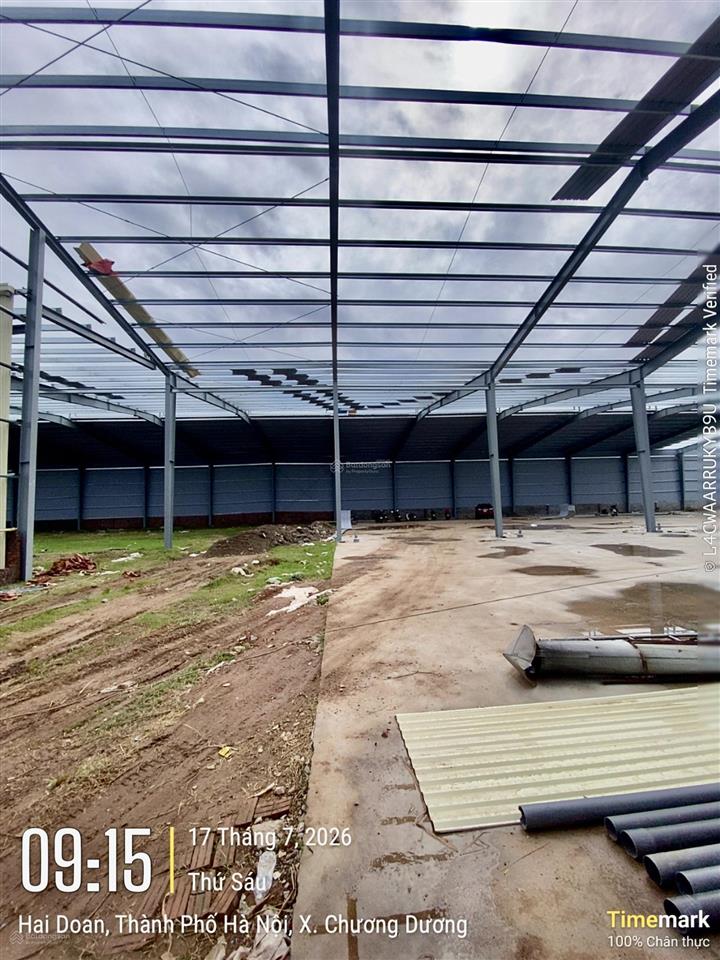 Cho thuê kho, xưởng tiêu chuẩn 5000m2 (tại quất động  thường tín  hà nội) pc tự động