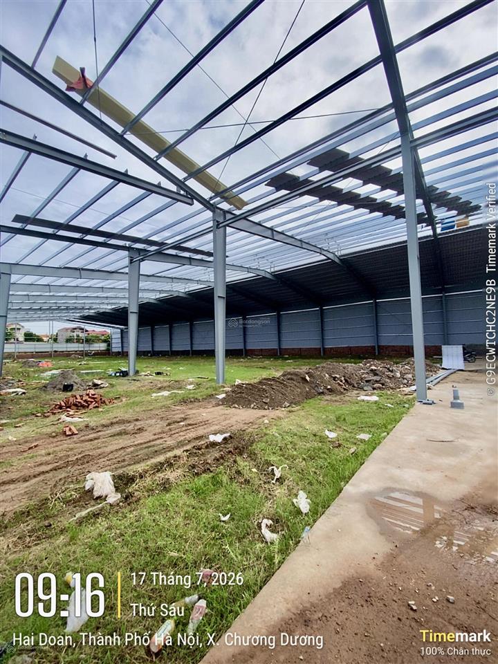 Cho thuê kho, xưởng tiêu chuẩn 5000m2 (tại quất động  thường tín  hà nội) pc tự động