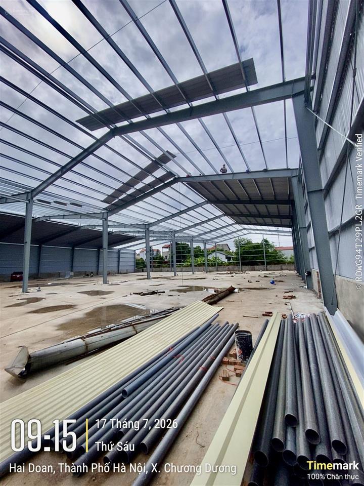 Cho thuê kho, xưởng tiêu chuẩn 5000m2 (tại quất động  thường tín  hà nội) pc tự động