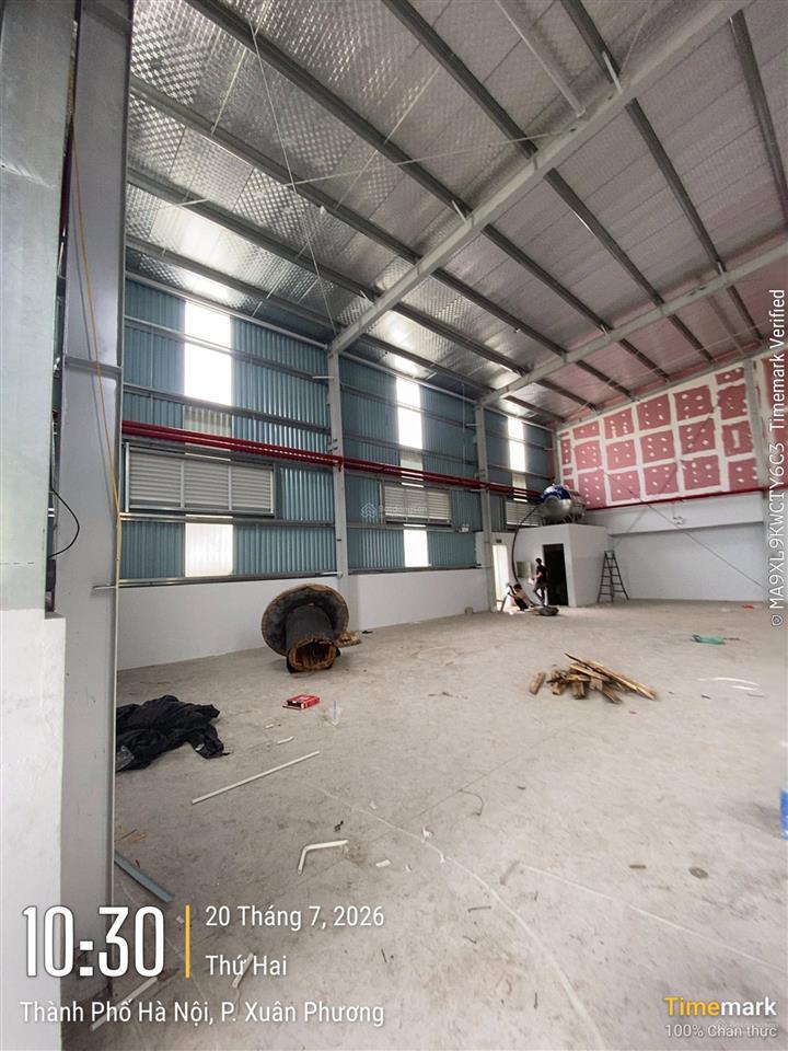 Cho thuê kho, xưởng 600m2 (tại cụm công nghiệp nam từ liêm  hà nội). xuất vat