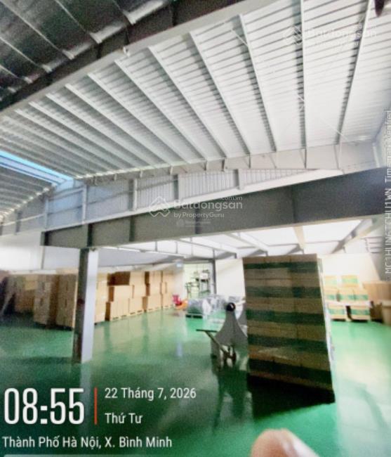 Cho thuê kho xưởng 728 m2 (tại ql 21b  bình mình  thanh oai  hà nội)
