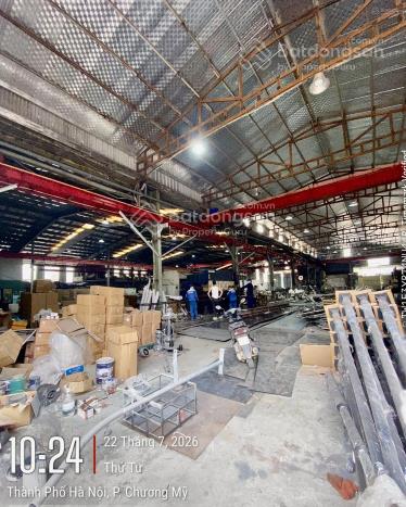 Cho thuê kho xưởng sẵn cẩu trục 5 tấn 1800 m2 (tại biên giang  hà đông  hà nội)