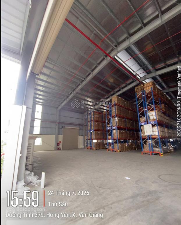5000m2 kho xưởng cho thuê mới 100% (tại đường 379  văn giang  hưng yên)