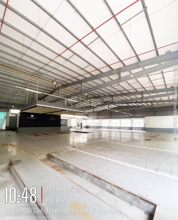 2000 m2 kho xưởng cho thuê (tại việt hưng  long biên  hà nội), phòng cháy tự động
