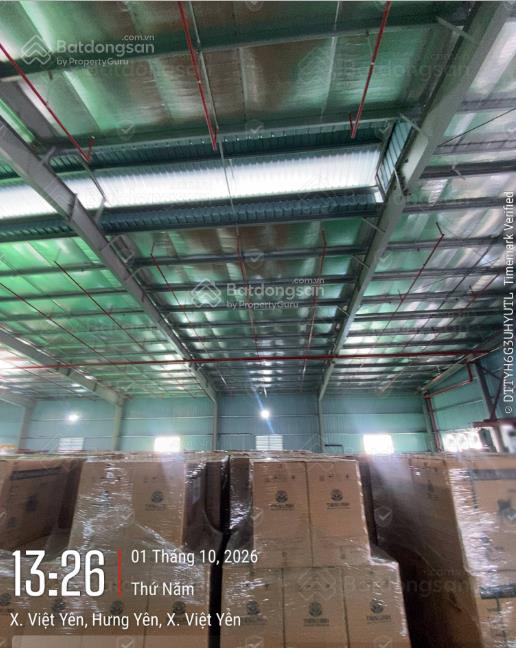 10.000m2 kho xưởng cho thuê (có ngăn lẻ cho thuê). có xưởng độc lập (tại hưng yên)