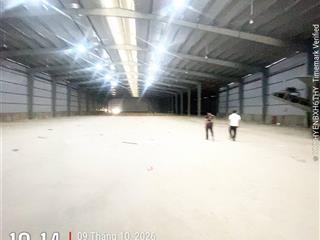 Cho thuê kho xưởng tiêu chuẩn rộng 2500 m2 (tại quốc lộ 1a  thường tín  hà nội)