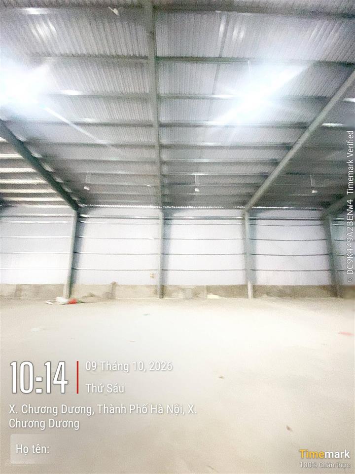 Cho thuê kho xưởng tiêu chuẩn rộng 2500 m2 (tại quốc lộ 1a  thường tín  hà nội)