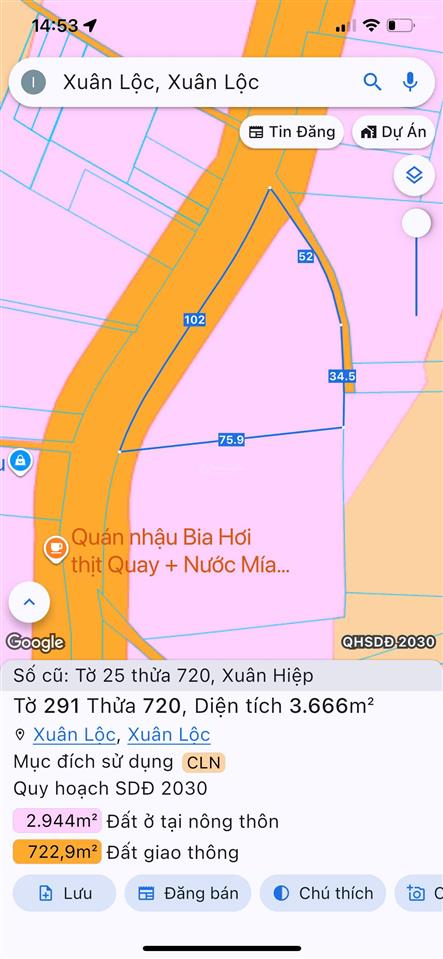 Phù hợp làm nhà xưởng, kho bãi, công ty, giá 150tr/1m ngang