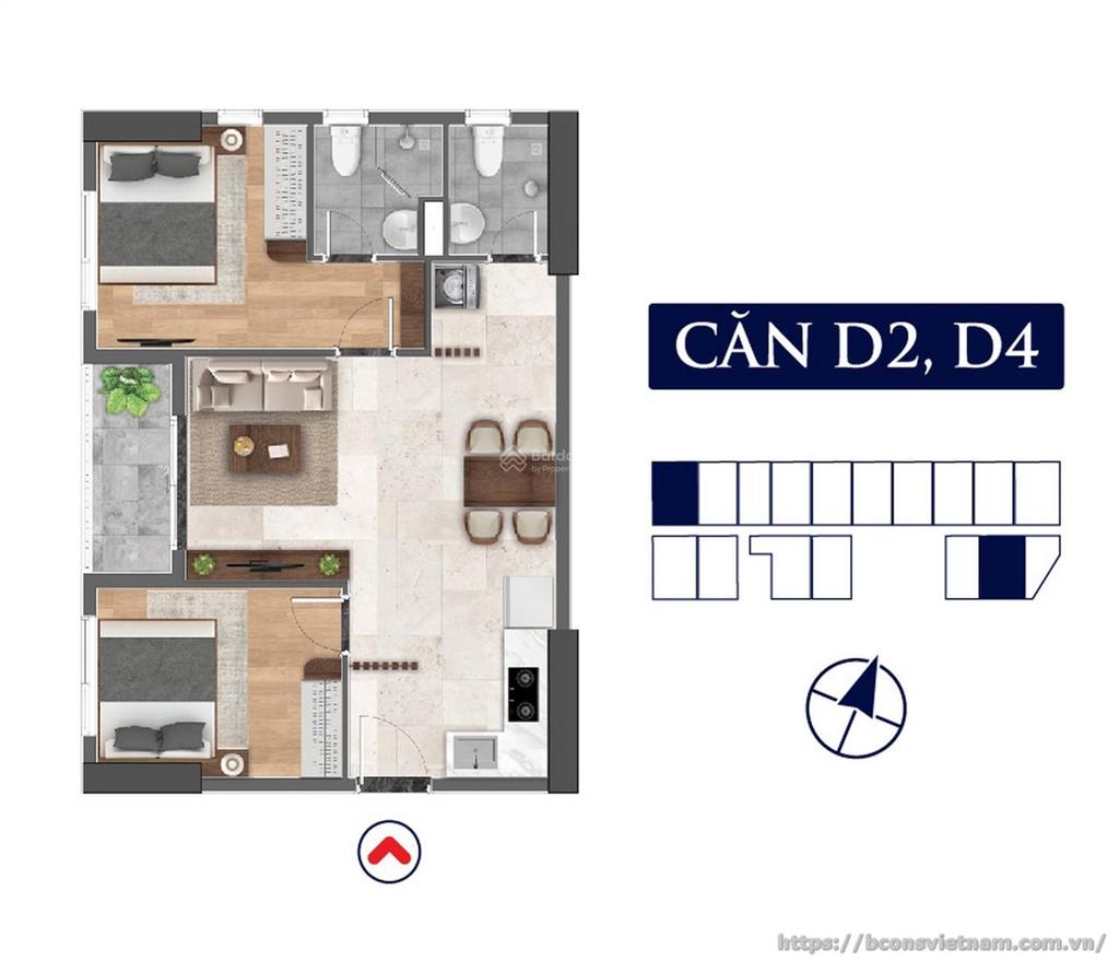 Căn góc tầng đẹp giá tốt 2pn 2wc  ngay xa lộ xa nội  ga metro suối tiên