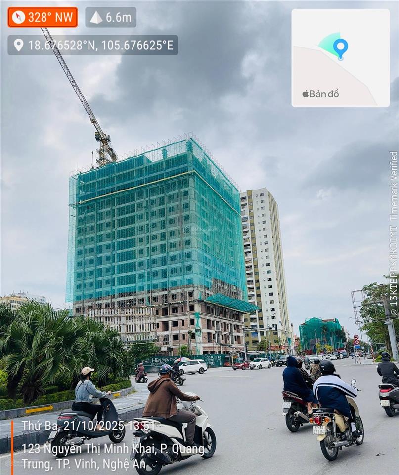 Chân đế chung cư handico ct3a quang trung