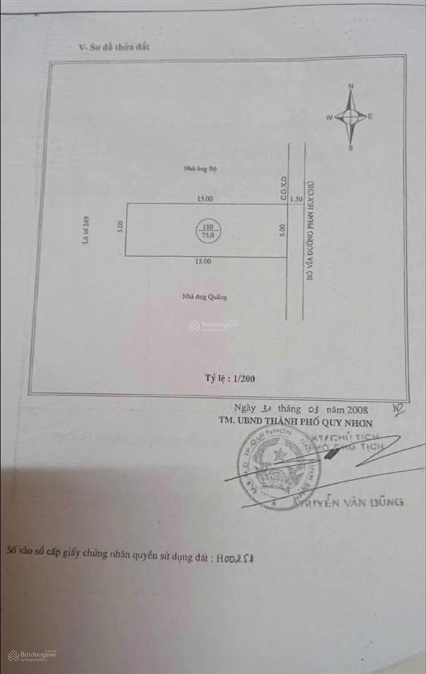 Bán mặt tiền p. lý thường kiệt trung tâm quy nhơn
