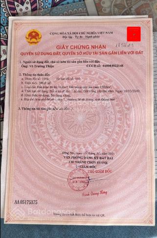 Chủ ngộp bán 200m2 đất minh hưng, chơn thành  sẵn thổ cư, sổ hồng riêng  chỉ 500 triệu