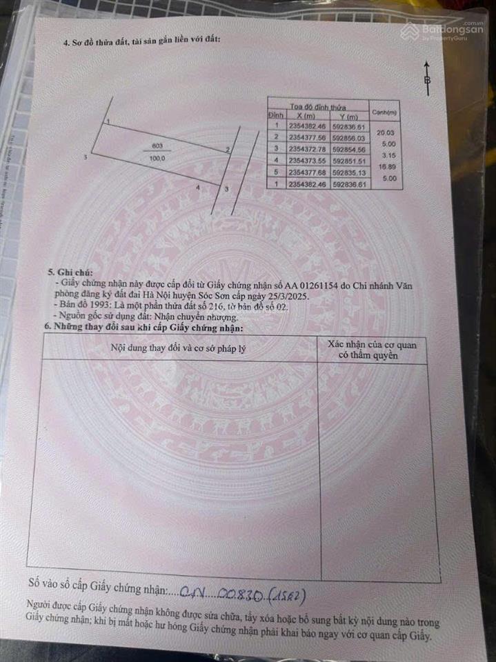 Bán đất yên tàng, bắc phú, sóc sơn 100m² full thổ cư, mặt tiền 5m gần vành đai 4, giá 2,65 tỷ
