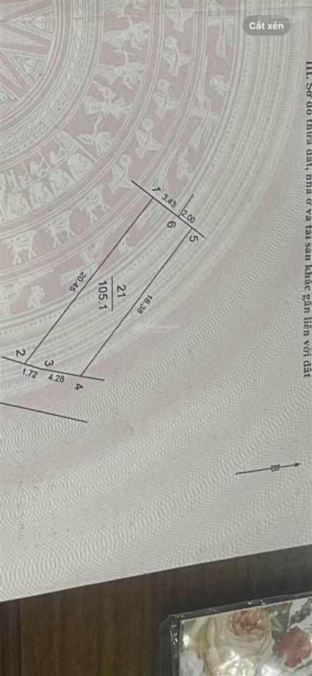 Bán đất kim chung, thiên lộc đông anh 105m2 ô tô tránh gần chợ mun, giá 4,85 tỷ