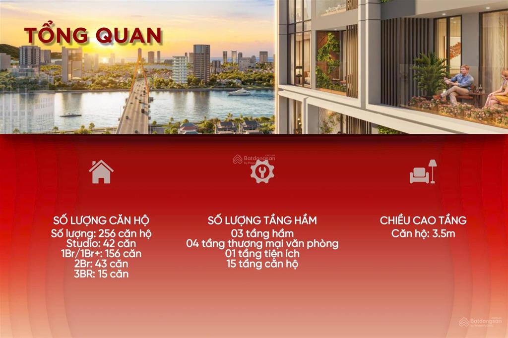 Căn hộ 1pn+1/ 48.8m2 giá 5.428 tỷ mặt tiền đường lê duẩn  sun solar