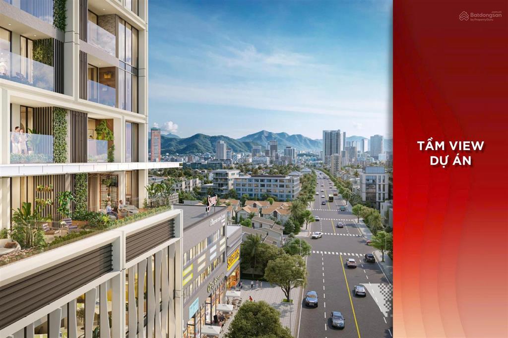 Căn hộ 1pn+1/ 48.8m2 giá 5.428 tỷ mặt tiền đường lê duẩn  sun solar