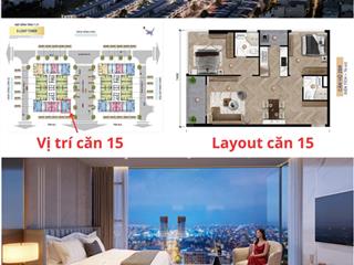 S  light tower căn 2pn/76m2 giá 3.355 tỷ