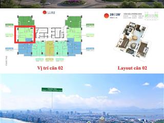 Căn hộ view biển 2pn giá 5.742 tỷ sở hữu lâu dài  hiyori aqua tower