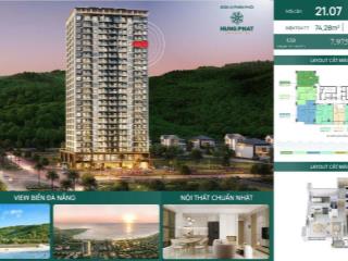HIYORI AQUA TOWER - Căn góc 2PN full giá 7.975 TỶ view trực diện biển Đà Nẵng 