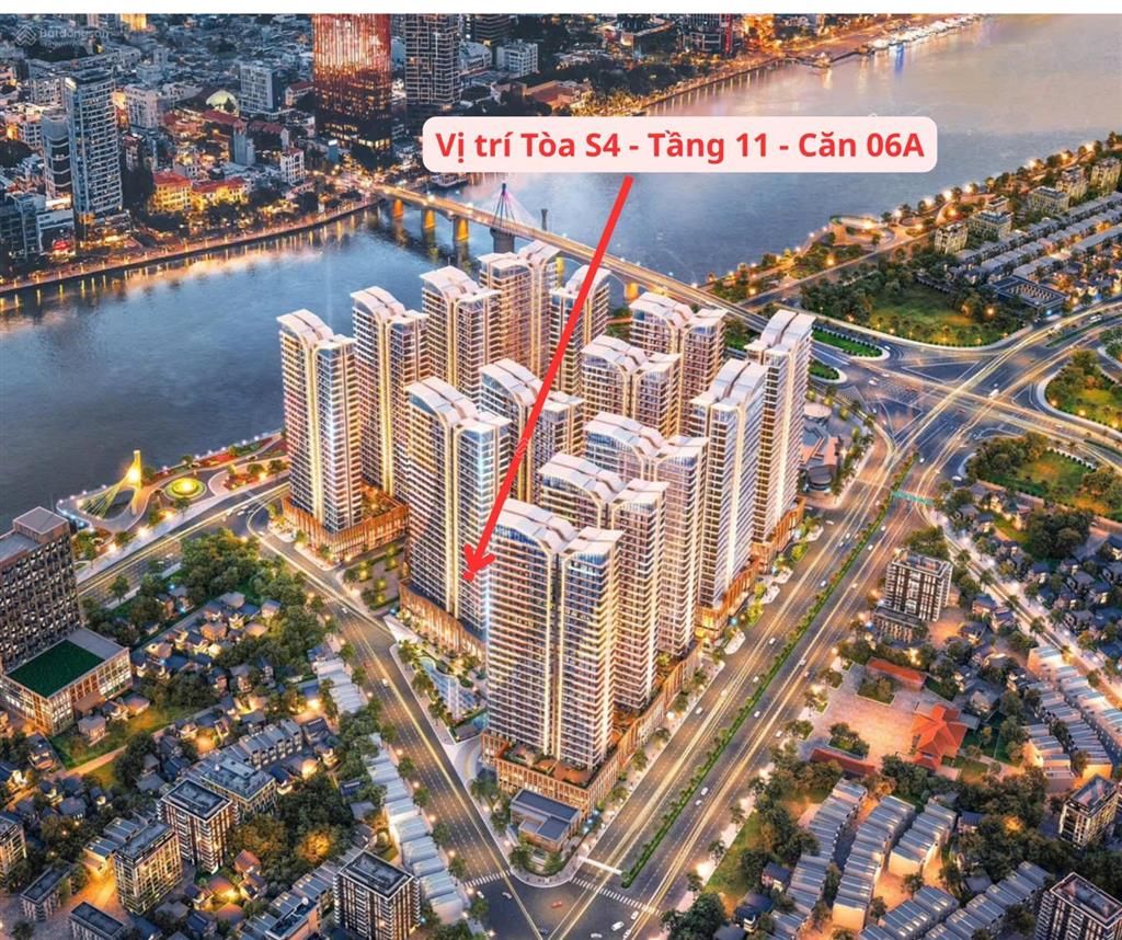 Căn dual key 101m2 giá 9,72 tỷ  view sông hàn, thành phố, cầu rồng  capital square