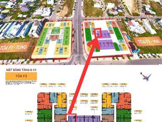 Căn 1PN+1 diện tích 55.8m2 giá 2.366 tỷ view sông - Fours Tower Đà Nẵng