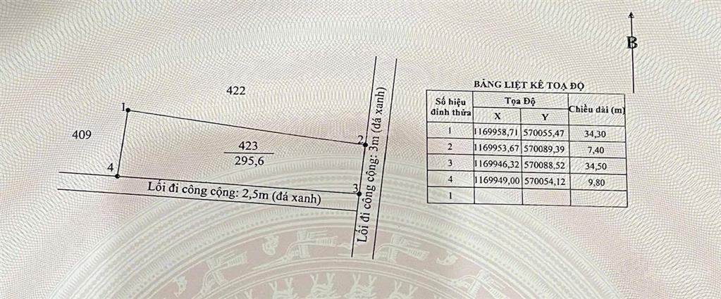 Bán đất 2 mặt tiền 265,8m2, 1,2 tỷ, đường đt833, bình thạnh, thủ thừa, long an, giá gốc