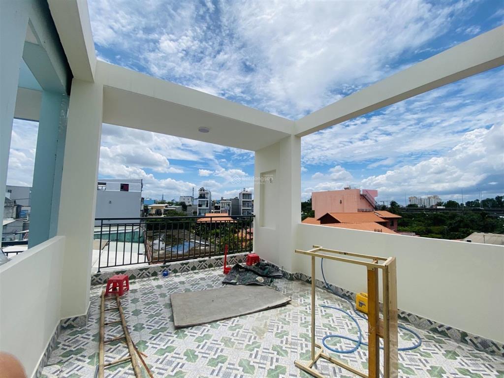  nhà 3 tầng , 55m ( 4x13.7) , đường 46 , phú hữu , tp thủ đức.(5ty390)