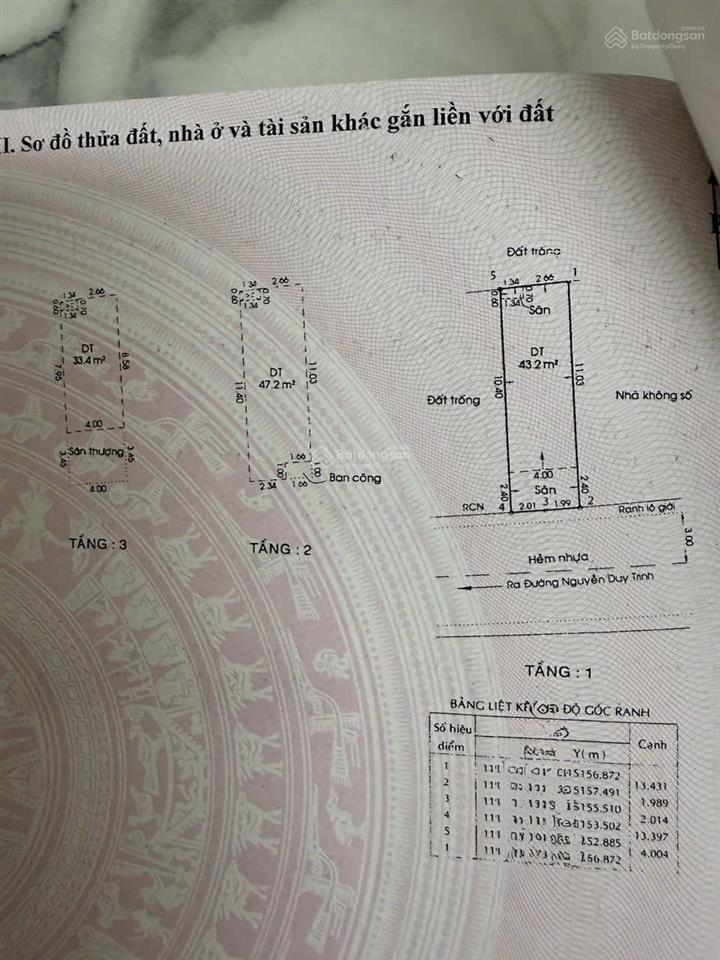 Nhà 4 tầng, 54m2 (4x13.5m) phú hữu, tp thủ đức (6tỷ090)