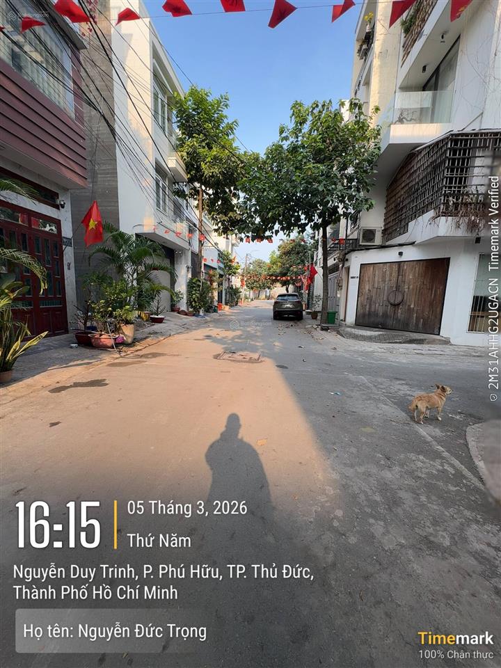 Nhà 4 tầng, 54m2 (4x13.5m) phú hữu, tp thủ đức (6tỷ090)